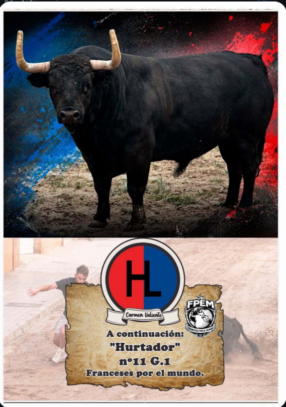 Toro hurtador ganader&iacute;a Carmen Valiente