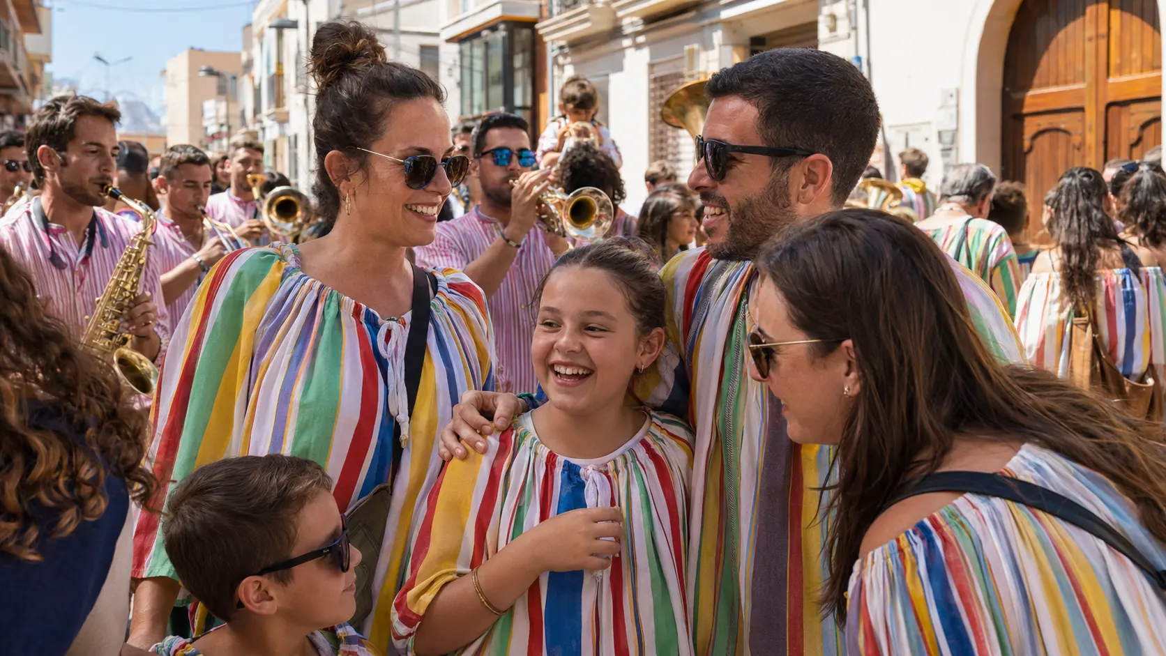 Ambiente de calle en Les Penyes en Festes de La Vall d'Uix&oacute;