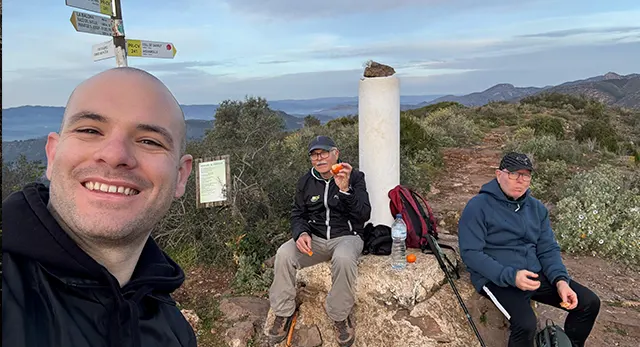 Panor&aacute;mica desde la cima del Alto de Pipa hacia el Golfo de Valencia