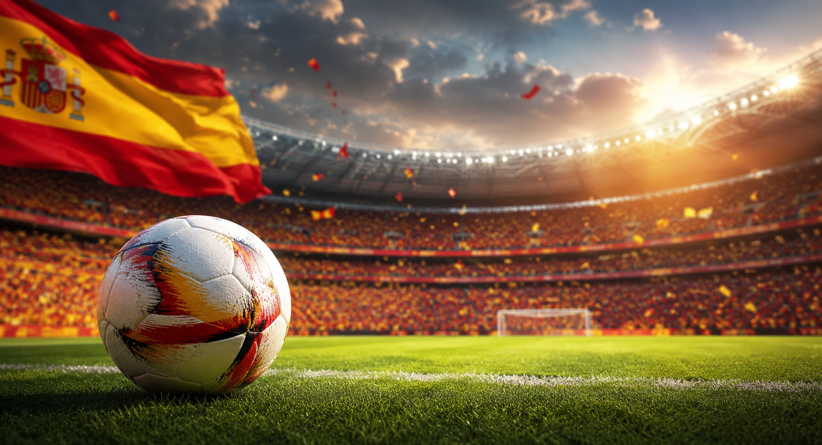 Bandera de Espa&ntilde;a en el Mundial 2026