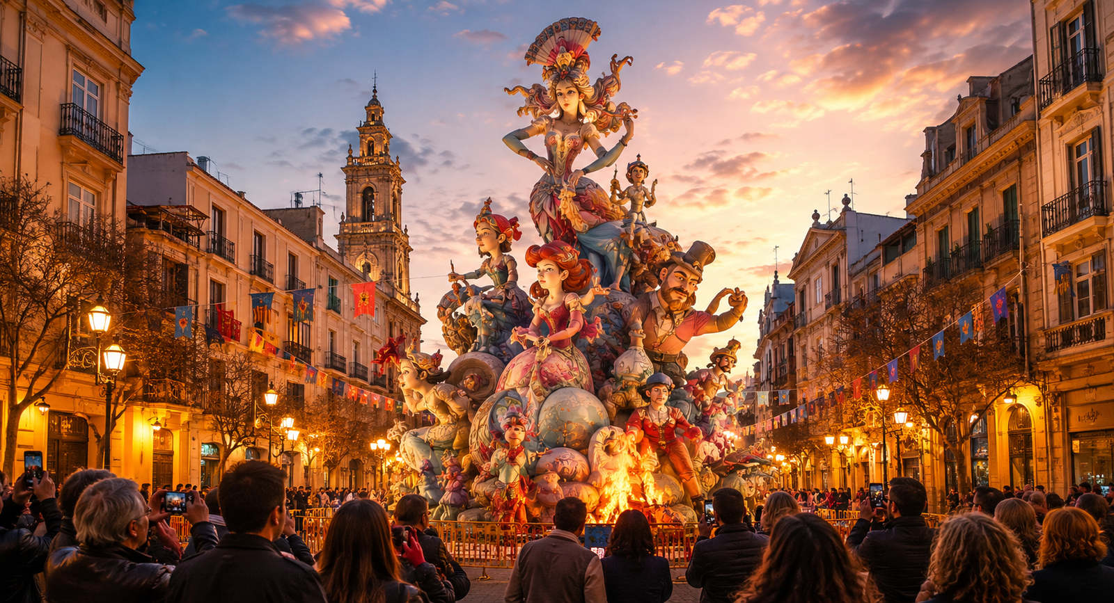 Las Fallas de Valencia - Fiestas populares espa&ntilde;olas