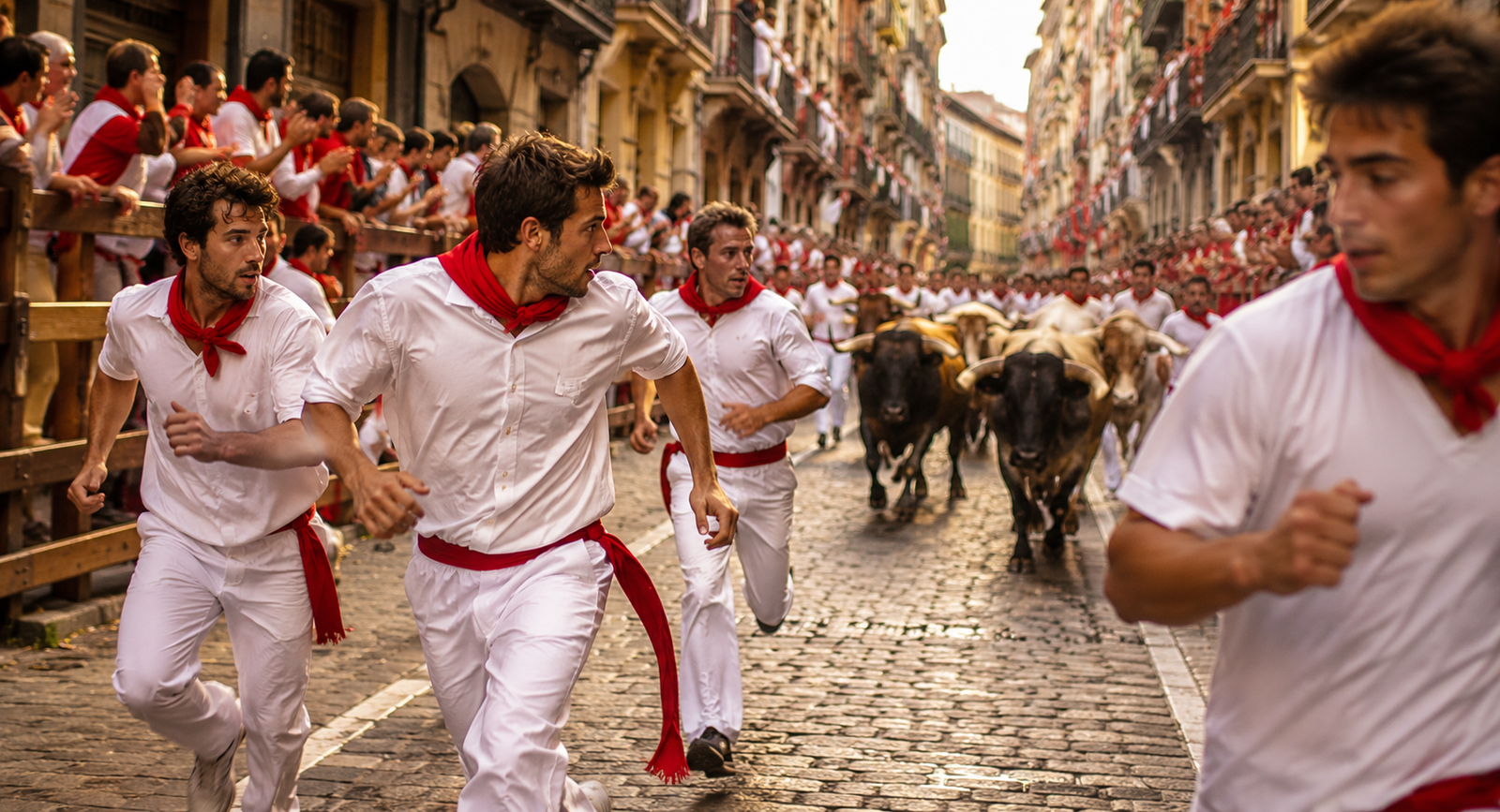 Sanfermines de Pamplona - Encierros fiestas populares espa&ntilde;olas