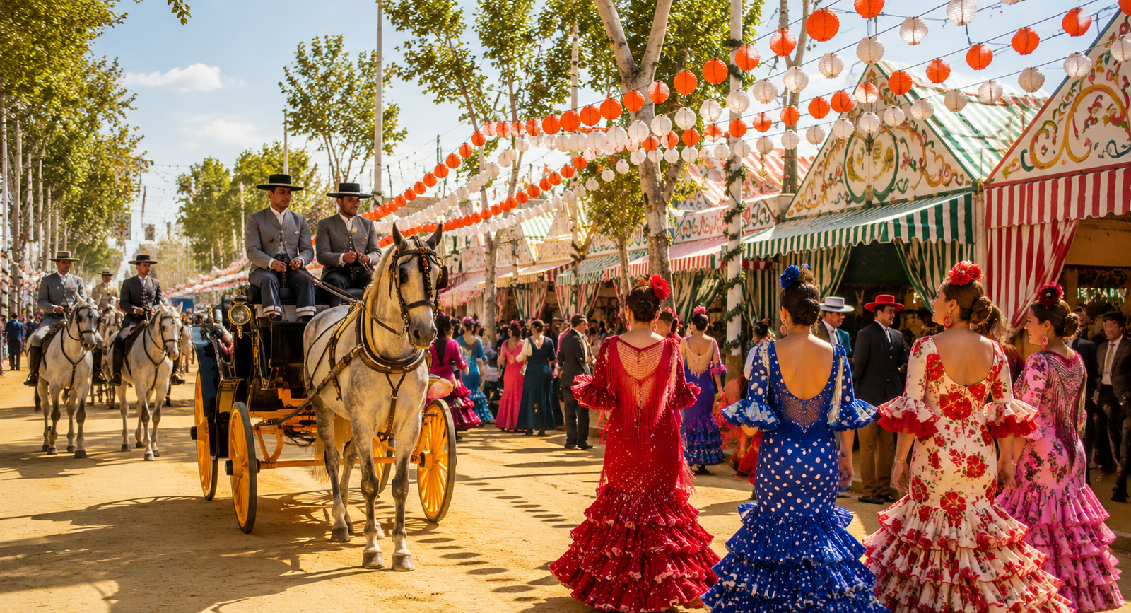 Feria de Abril de Sevilla - Fiestas populares espa&ntilde;olas