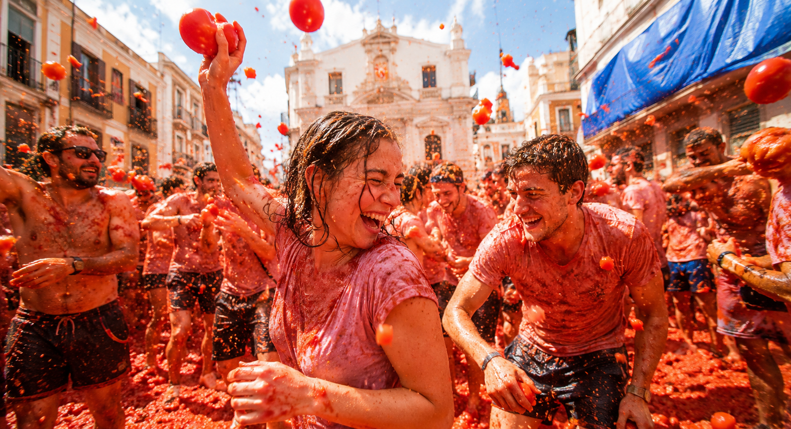 La Tomatina - Fiestas populares espa&ntilde;olas